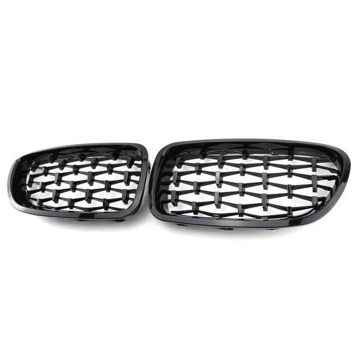 Grile Nari M Diamond BMW F10 F11 Negru Lucios Complet, Grila Dubla