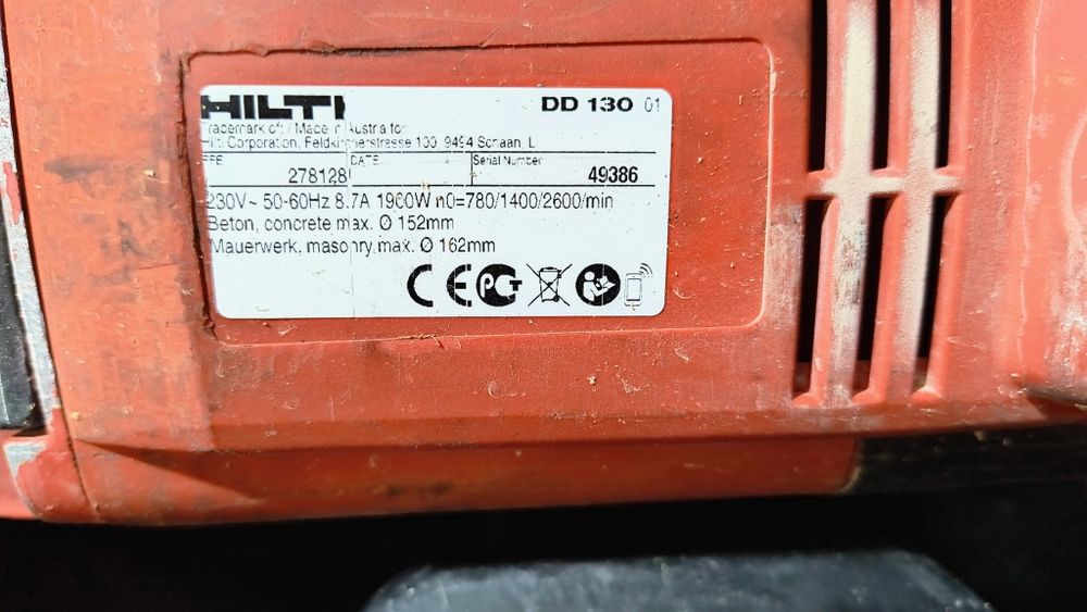 Hilti DD 130 240v