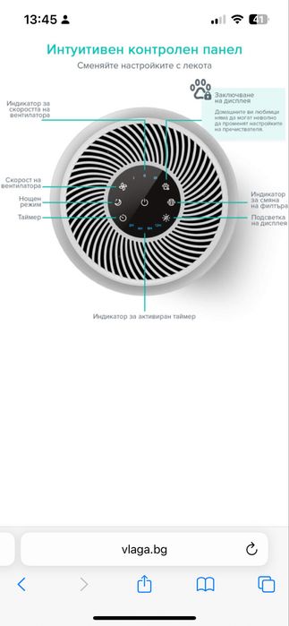 Levoit pet пречиствател за въздух