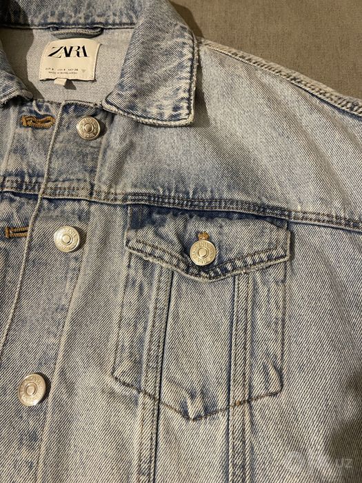 ZARA Trafalluc женский пиджак джинсовый