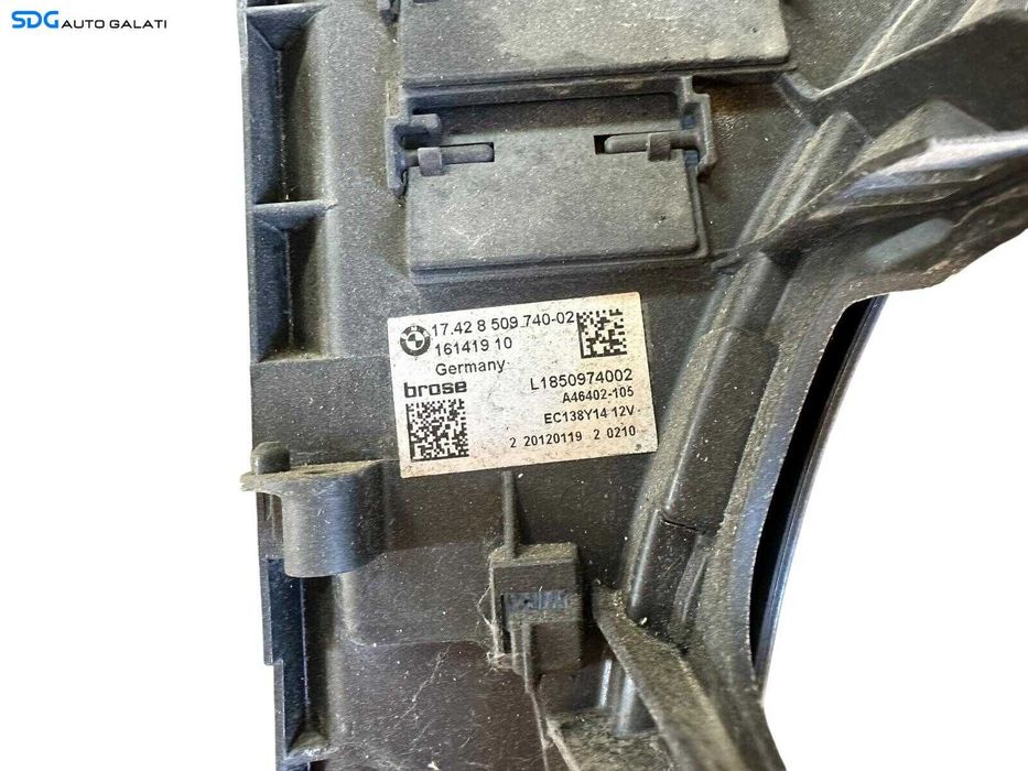 Electroventilator Ventilator BMW Seria 5 F10 F11 520 523 2.0 i 2009 - 2017 Cod 8509740 850974002 7575682 757568202 [V0410]