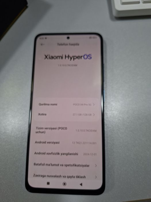 Poco X4 pro 5g 6/128 sotiladi.108mp.batareya 5020