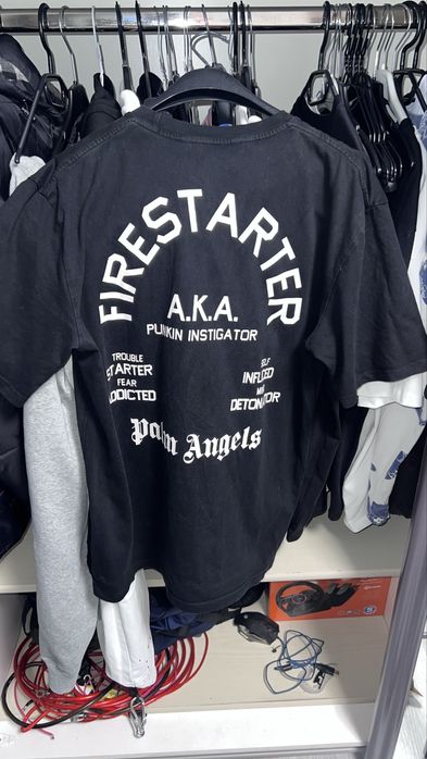 Tricou Palm Angels Firestarter – Marimea XL | Stare excelenta