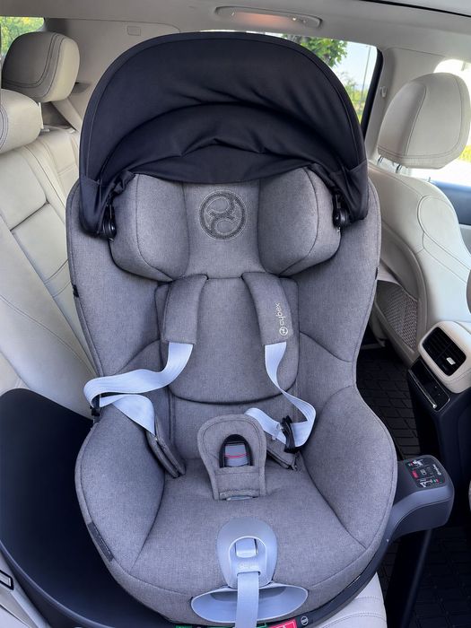 Стол за кола Cybex Sirona Zi i-Size Plus + сенник – Soho Grey | 45–105 см