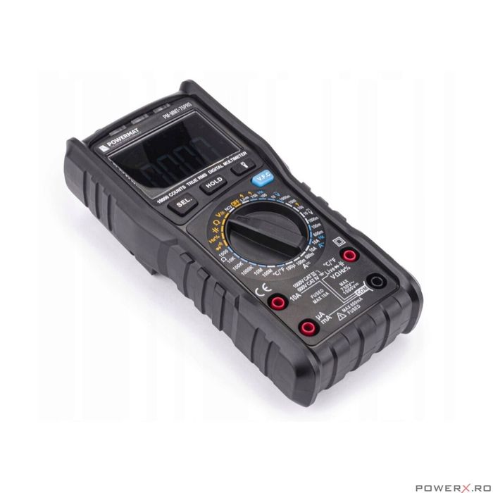 Multimetru digital universal, aparat de masura 10A 1000V, Powermat