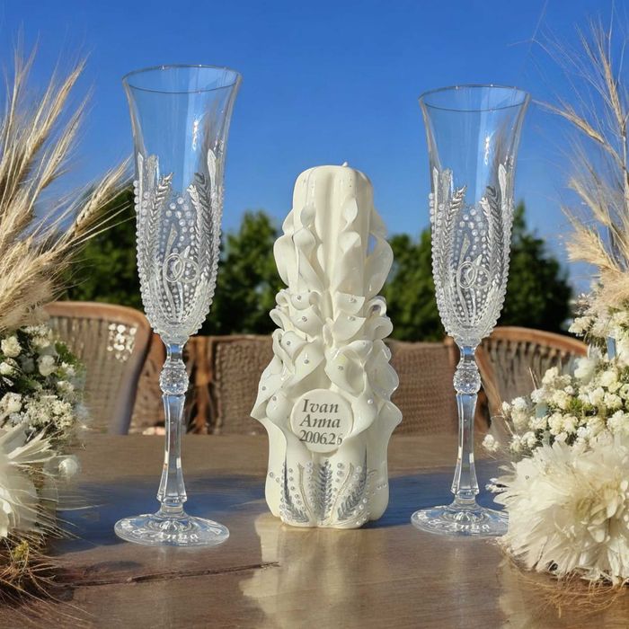 Персонализирани сватбени чаши