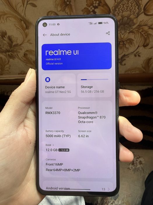 Realme GT neo 2 sotiladi