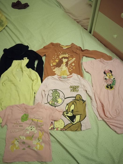 Лот блузи 9-12м с дълъг ръкав