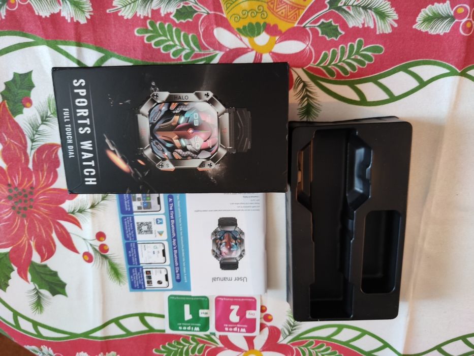 Smartwatch militar KR 80 la cutie