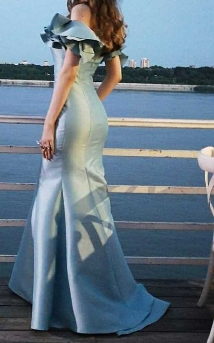 Rochie originală Tarik Ediz din tafta, purtată o singură dată