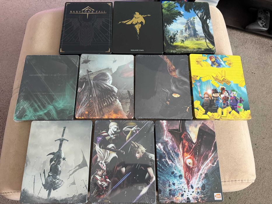 10 game steelbook - нови кутии