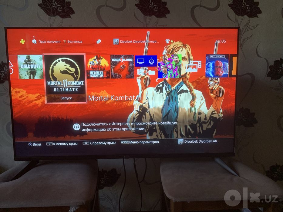 Ps4 Pro 4k. vzlom. ideal holatda. Karobka doc full