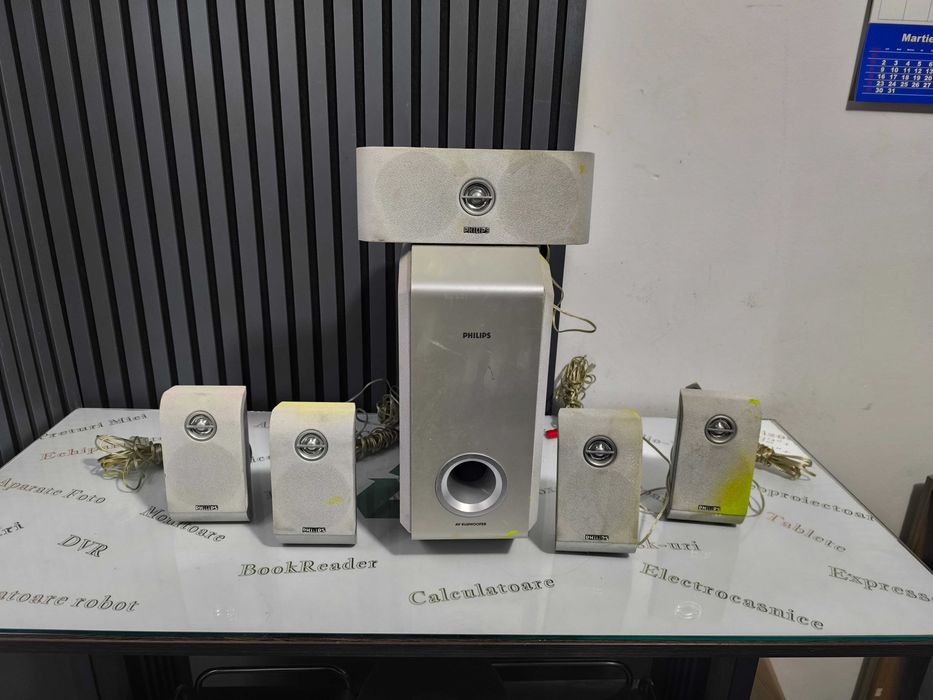 Sistem boxe Philips 5.1 subwoofer CSW 3900 4 sateliti