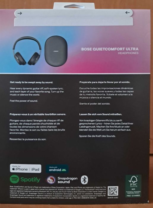 Vând căști noi Audio Bose QuietConfort Ultra