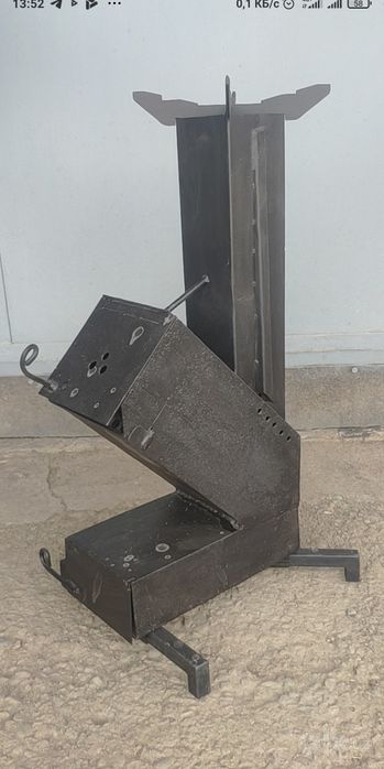 Походная печь щепотница.