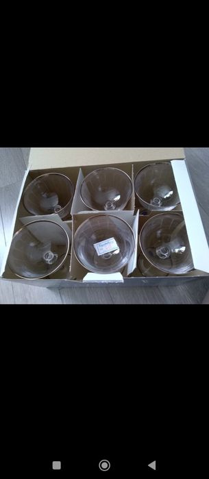 Абсолютно новый привозной комплект Богемия под мартини, вино, десерт