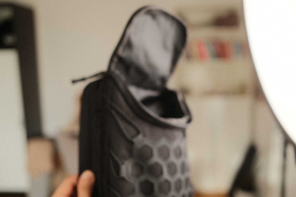 Geantă de umăr, neagră, crossbody