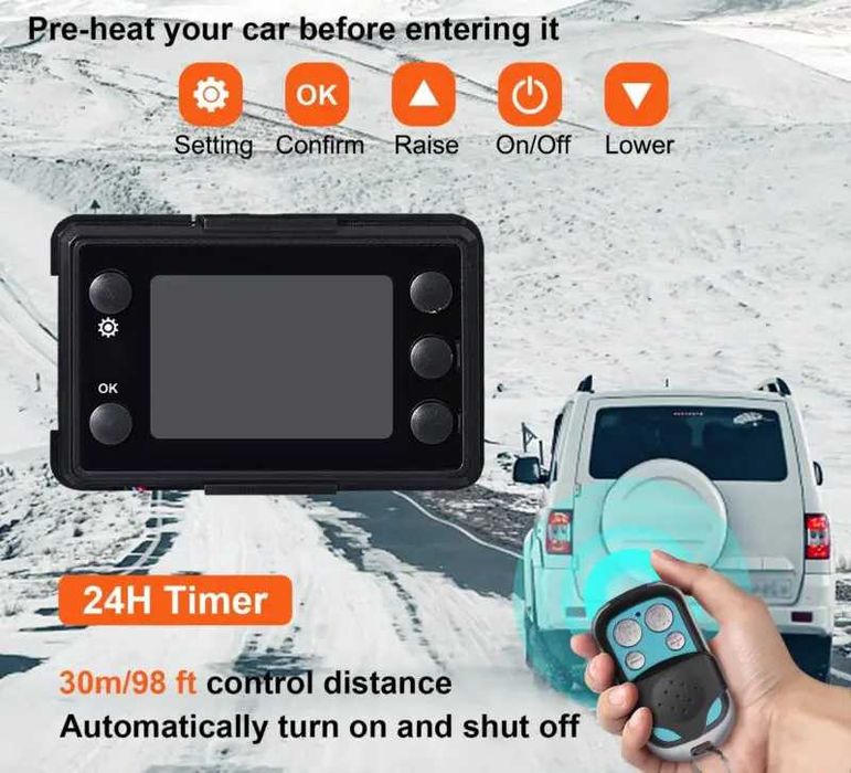 Суха дизелова печка за каравана кемпер - 5 / 8 KW