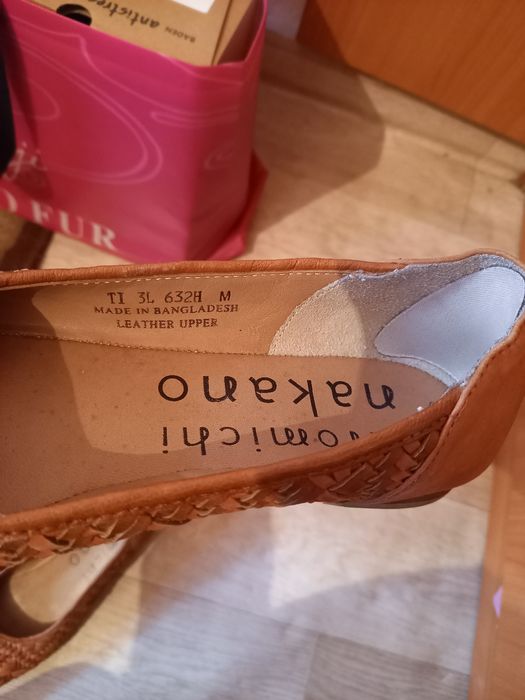 Балетка из натуральной кожи