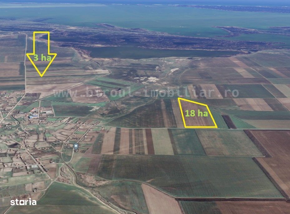 Vânzare teren agricol comasat plus microferma direct la sosea