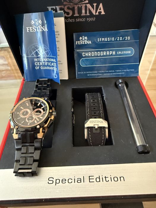 Festina special edition F20329/1 Bike, 44 мм, 10ATM