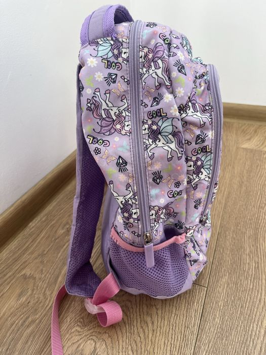 Комплект детска раница, несесер и чанта за обяд Еднорог