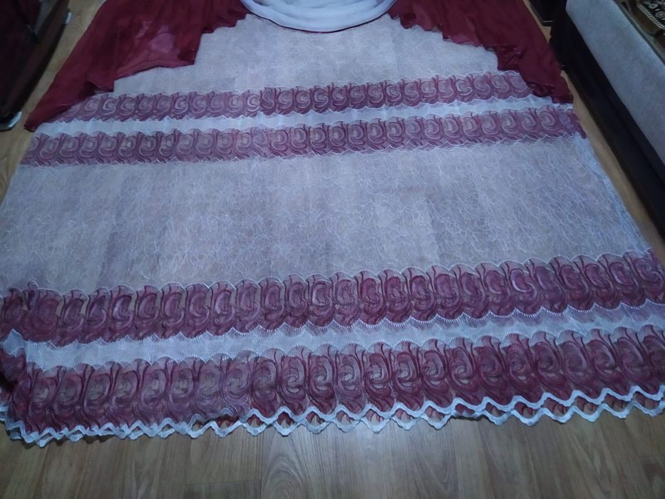 Продам тюль с ламбрикеном