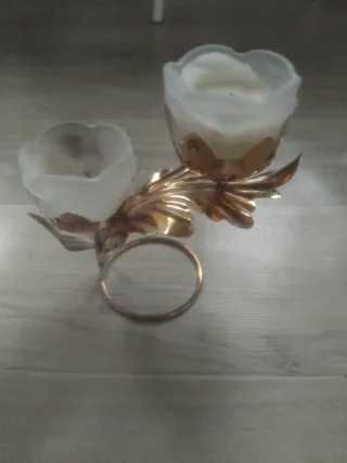 Немски свещник с две лалета