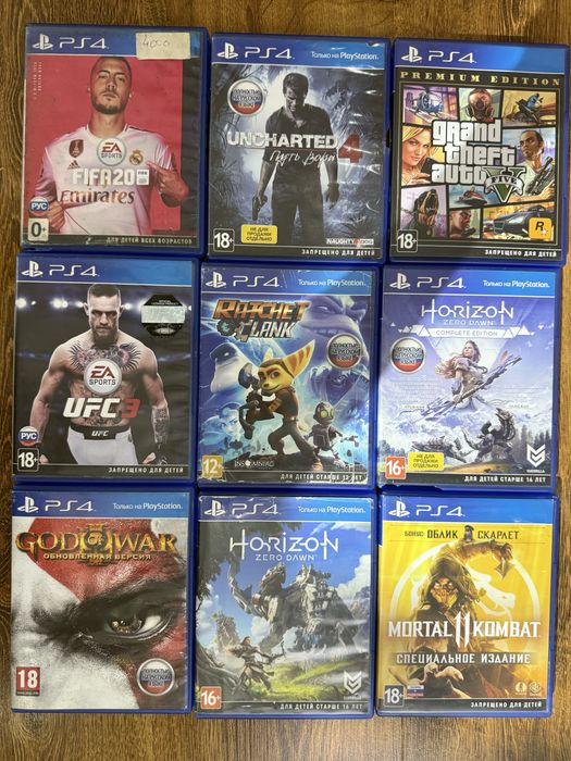 Игры sony playstation 4