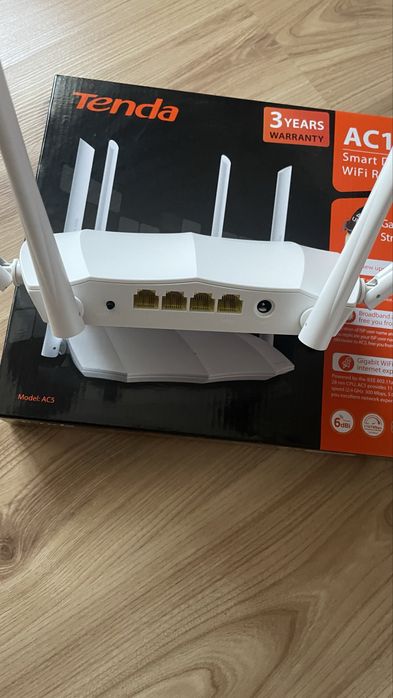 Безжичен Рутер Tenda AC5, Dual-Band, AC1200 GAMİNG