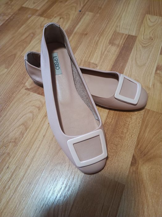 Balerini piele dama roz