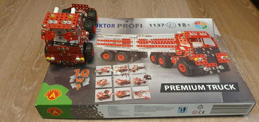 Set construcții - camion cu semiremorcă. Livrare gratuită!