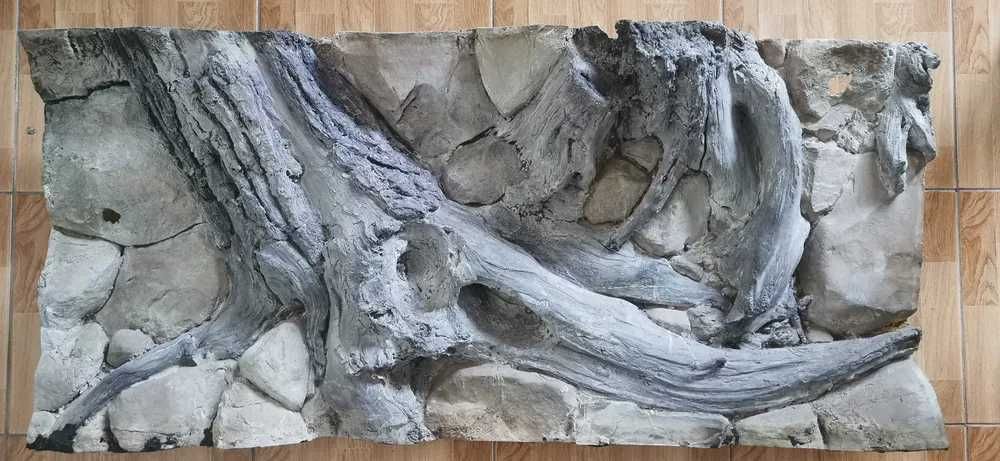 BACKGROUND 3D ACVARIU din rășini 118 x 54 cm