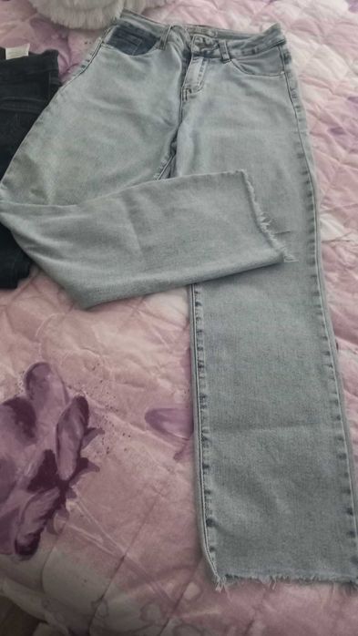 Lot 5 perechi: blugi + pantaloni damă - M36/8 - statură scundă