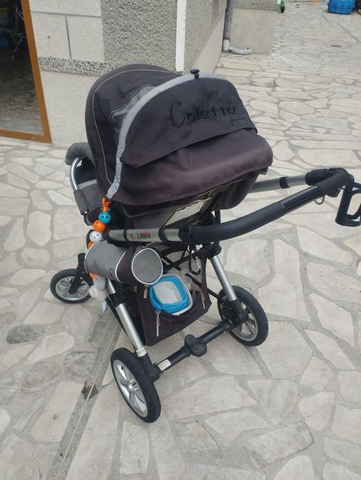 Бебешка количка + зимен кош -кошара,2 шезлонга,проходилка и кош за кол