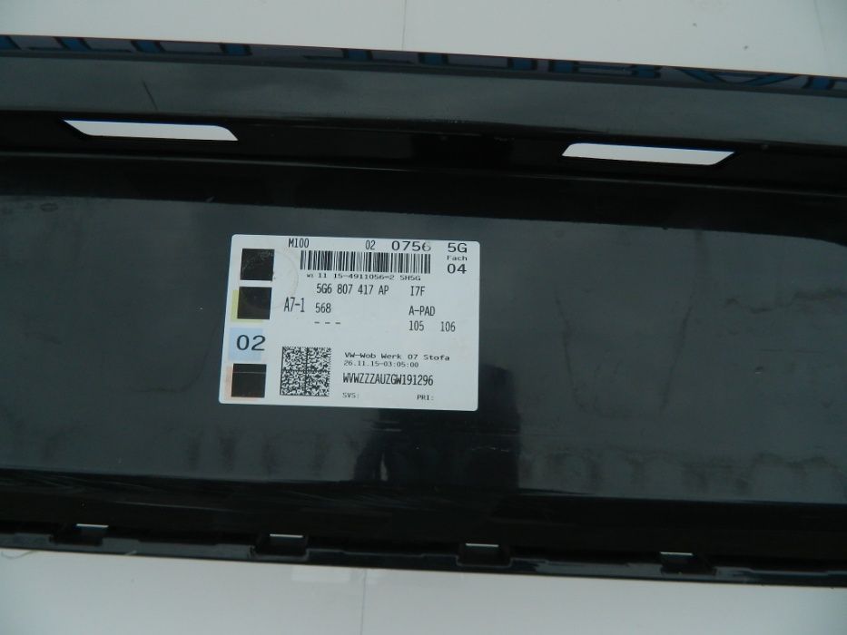 Bara spate VW Golf 7 model 2013-2017 cod 5G6807421