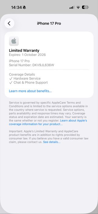 НОВ!ЛИЗИНГ*86лв/м iPhone 17 Pro Blue * 256 айфон 17 про син