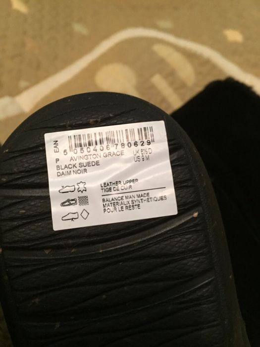 Cizme negre Clarks noi imblanite 40