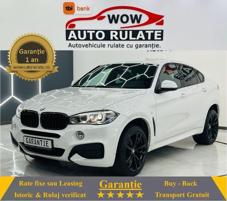 BMW X6 2017 3.0D E6 Garantie 12 Luni Rate Avans 0 Doar Cu Buletinul