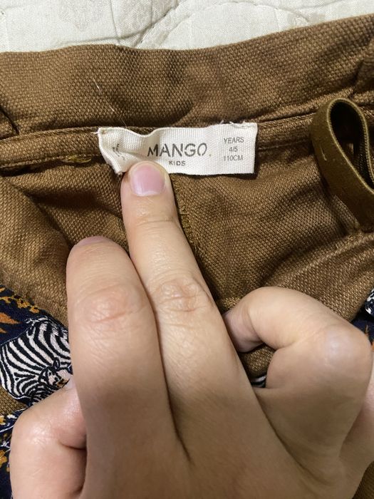 Льняные шорты детские mango