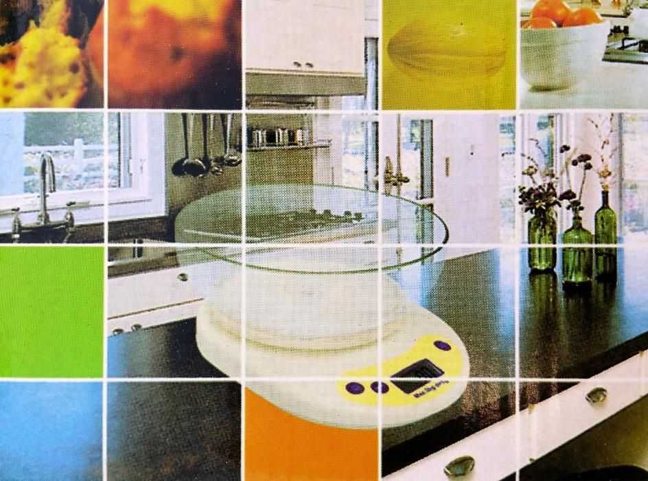 Домакинска везна / кантарче / с прозрачна купа ( нова стока)