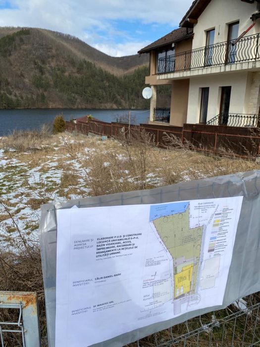 Teren 700 m2 cu iesire la lac AUTORIZAT  cabana/ pensiune 8-12 camere Somesu Cald Tarnita