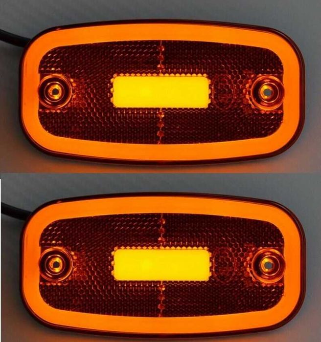 1бр. Лед LED габарити светлини 12-24V неонов ефект , 3 цвята