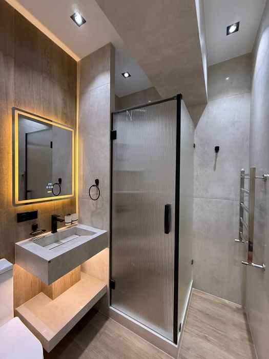 ЖК Nukus Avenue, укомплектованая 3х комнатная квартира 70м² с балконом