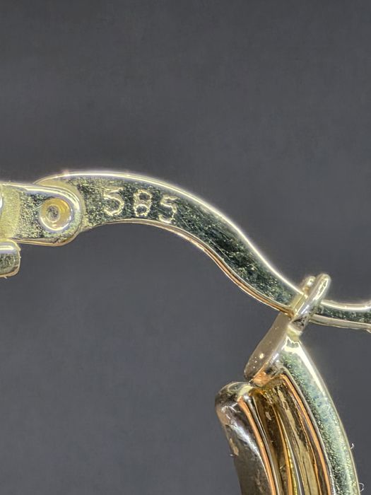 Золото 585  Серьги  Масса: 2.98