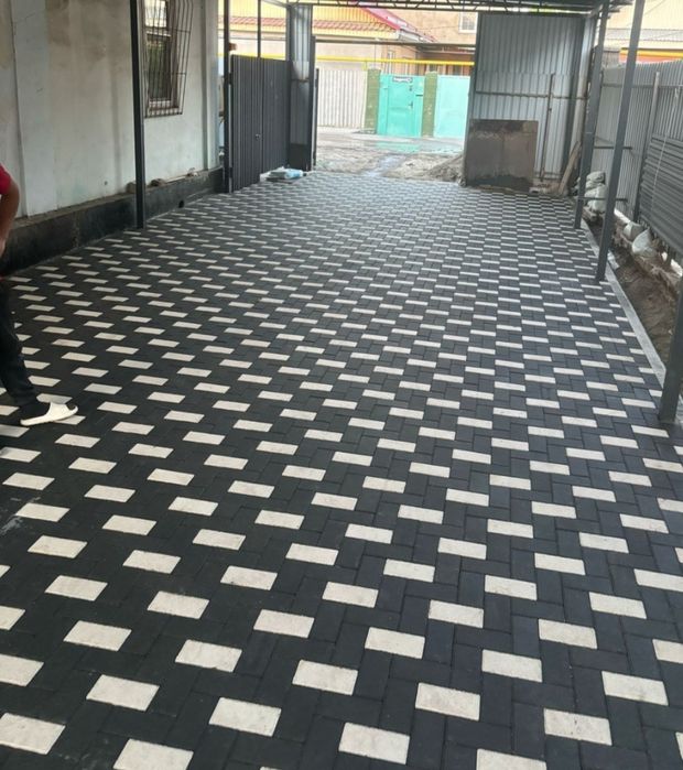 Укладка брусчатка