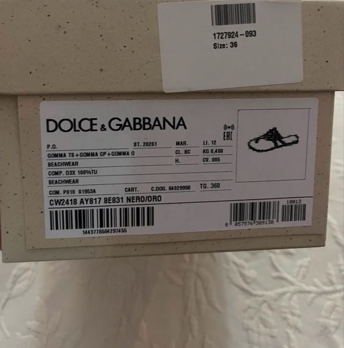 Сланцы Dolce&Gabbana