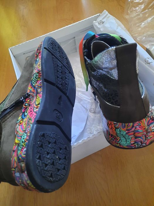 Боти естествена кожа