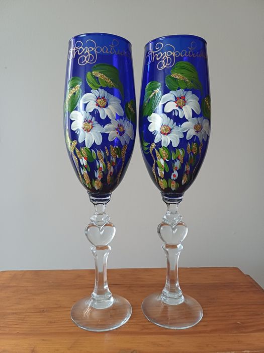 Свадебные фужеры из СССР