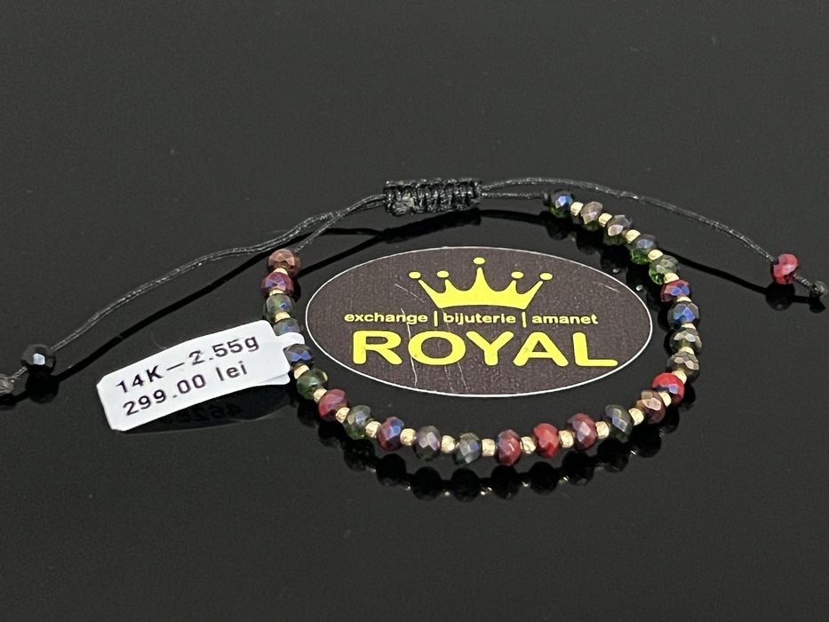 Bijuteria Royal CB : Bratara snur bile aur 14k  2,55 gr